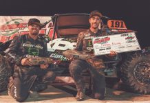 Kyle Chaney (right) and co-pilot