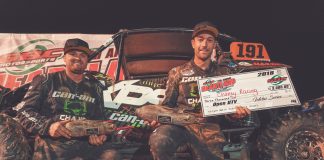 Kyle Chaney (right) and co-pilot